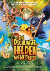 Filmplakat Die Dschungelhelden auf Weltreise